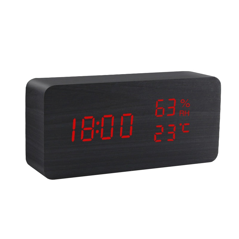 Magical Wooden LED Alarm