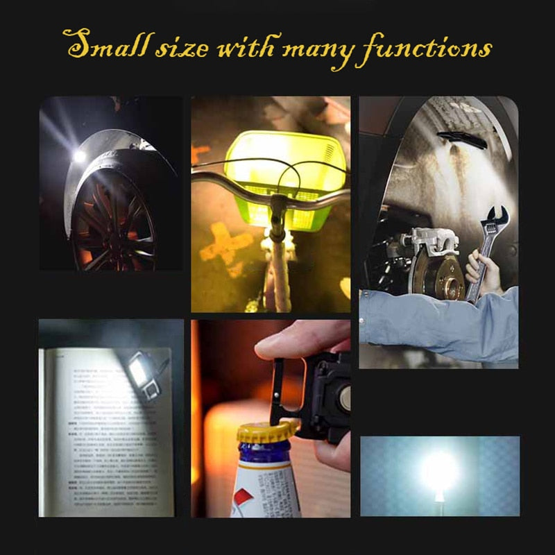 Mini Portable Flashlight Key Chain